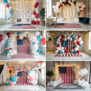 4th of july digital backdrops