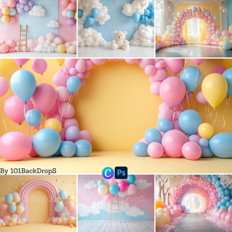 Magical 8K Backdrop Bundle - 90+ Digital Scenes for Kids’ Photoshoots ...