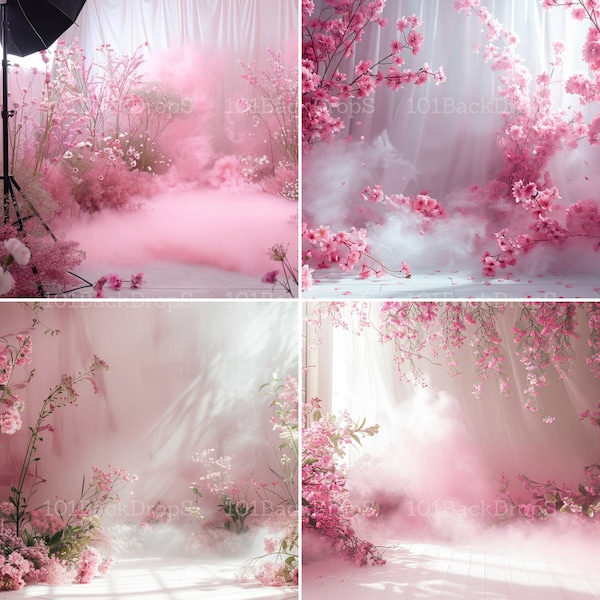 20 Maternity digital backdrop floral maternity backdrop light pink digital backdrop pink bundle family backdrop maternity backdrop baby girl