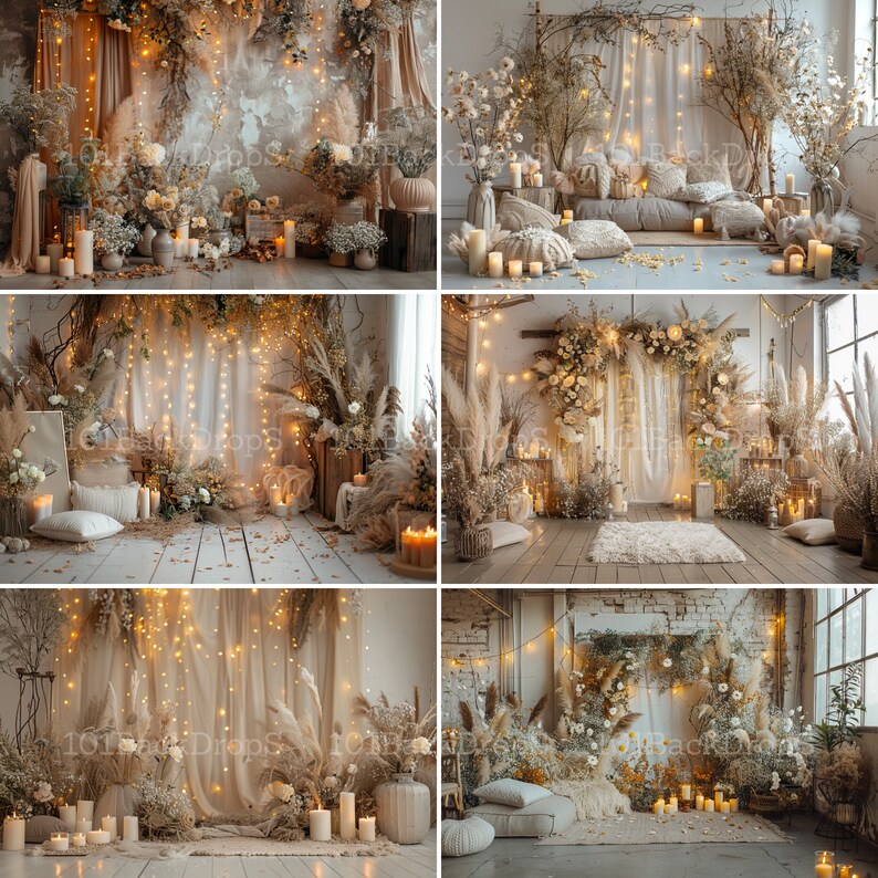 32 Boho Maternity Digital Backdrop Boho Digital Backdrop Boho Backdrop ...