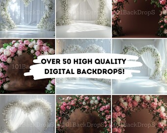 50 Maternity digital backdrop floral maternity backdrop light pink digital backdrop pink bundle family backdrop maternity backdrop baby girl