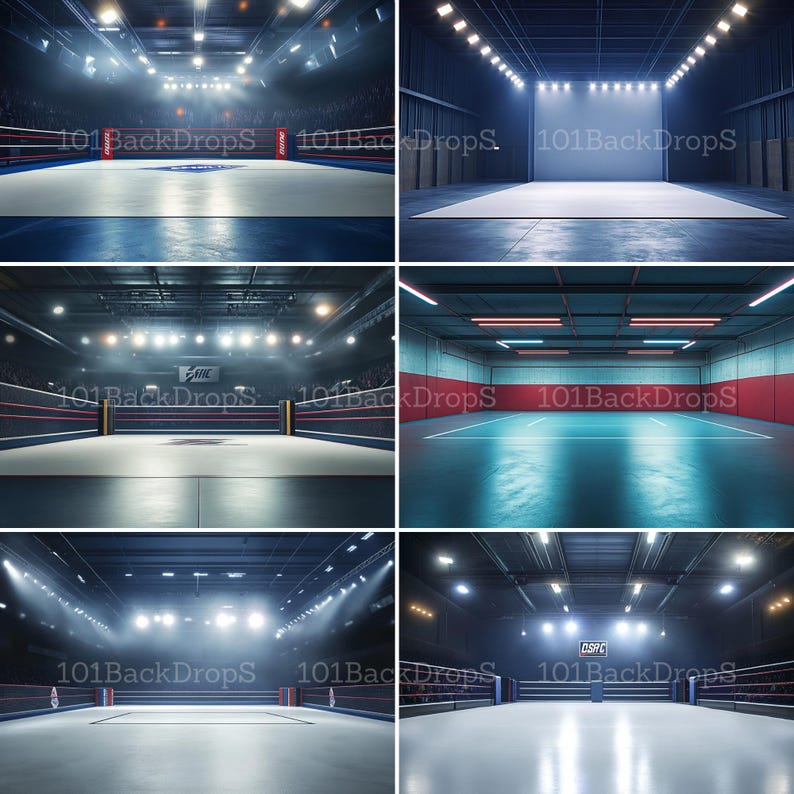 40+ Boxing Backdrop Bundle | 8K Resolution | 300 DPI | Digital Sports ...