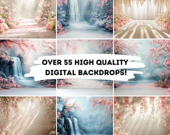 55 Maternity digital backdrop floral maternity backdrop light pink digital backdrop pink bundle family backdrop maternity backdrop baby girl