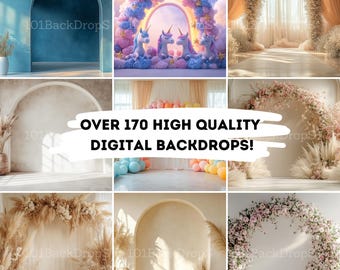 170+ Multi-Arch Maternity & Baby Photoshoot Backdrop Bundle - 8K High-Resolution Digital Download