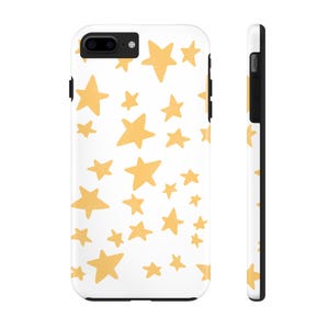 Stylish Tough Phone Cases with Whimsical Star Design, Durable Cell Phone Protector, Cute Gift Idea, Trendy Accessories, Starry Phone Cover