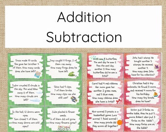 Addition and Subtraction Story Problems