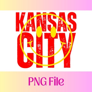 Kansas City Happy Face Red