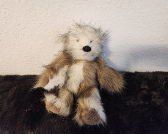 Ours d'artiste, peluche de collection, fait main, fourrure mohair