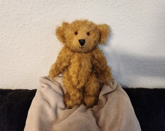 Ours d'artiste, peluche de collection, fait main, fourrure mohair