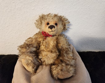 Ours d'artiste, peluche de collection, fait main, fourrure mohair