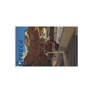 Cartoline di viaggio vintage, Grecia Santorini, perfette per souvenir, carte regalo, decorazioni per la casa, appassionati di viaggi, oggetti da collezione, arte greca