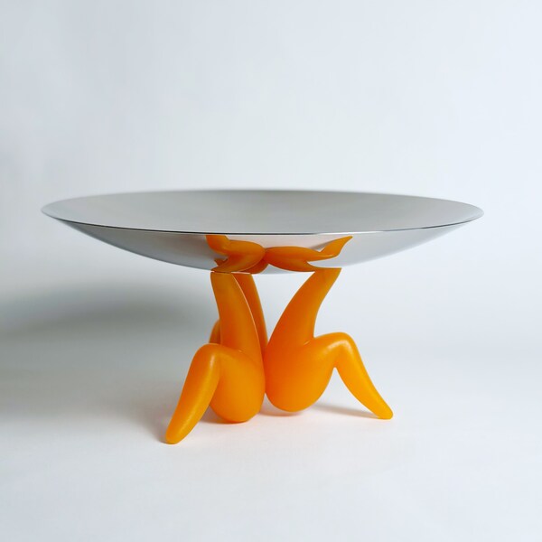 Alessi Fruit Bowl "les Ministres" designed by Philip Starck, Collector’s Item, Made in Italy Vintage 1990’s