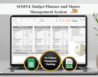 SIMPLE Budget Planner, Spending Plan, and Paycheck Planning Spreadsheet for Biweekly Pay Schedules Excel & Google Sheets Compatible