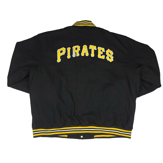 Vintage Pittsburgh Pirates MLB Black Jeff Hamilton Jacket