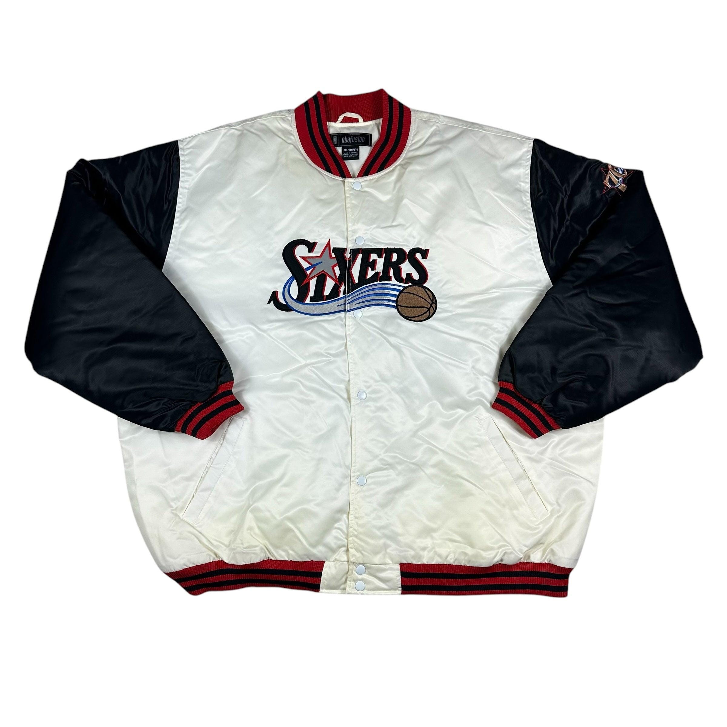 当時物レア SIXERS 76ers Majestic スタジャン bboy stjkaj19036-