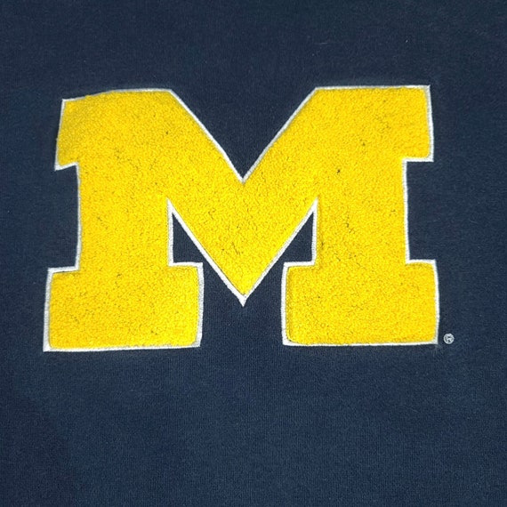 Vintage University of Michigan Wolverines Navy Bl… - image 2