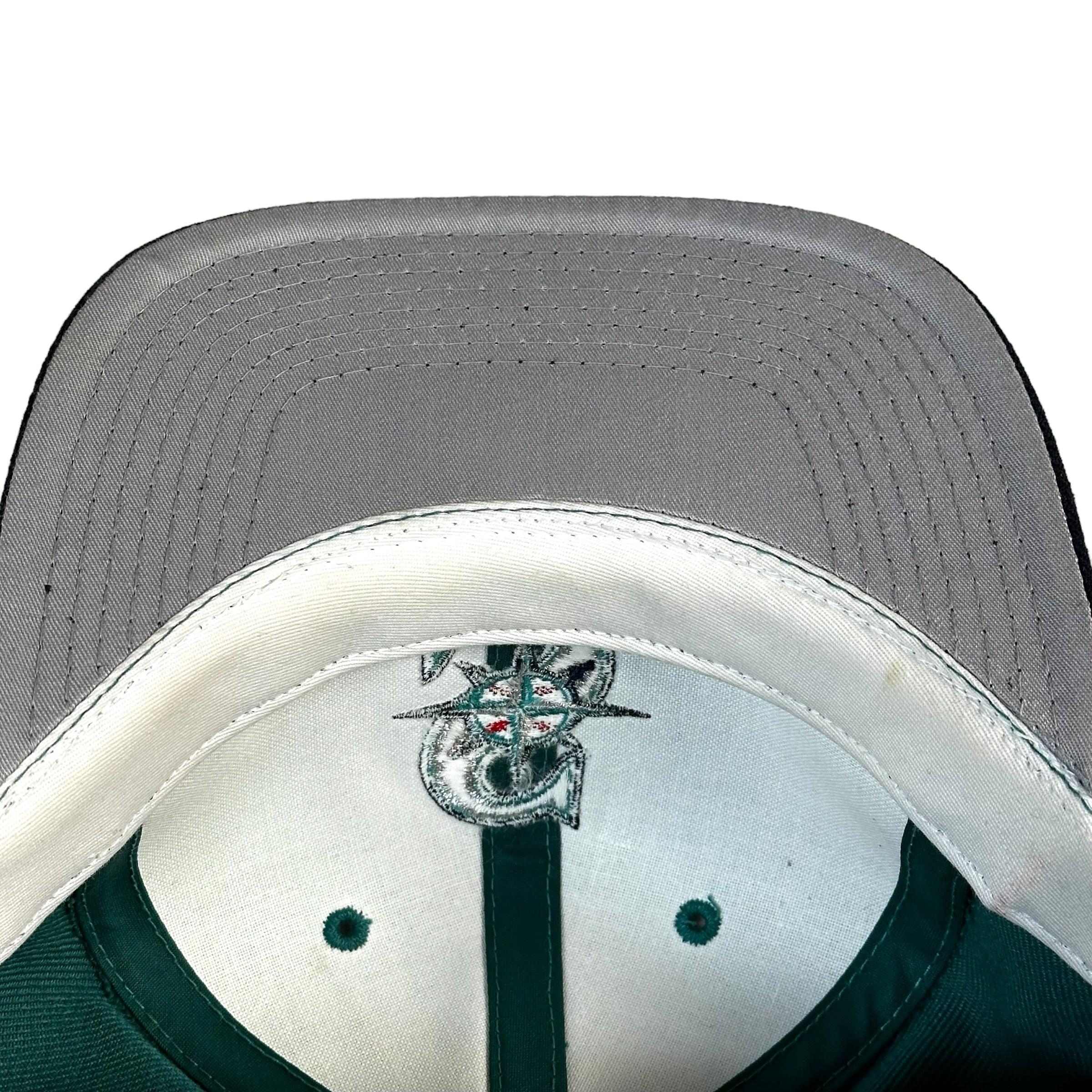 90s~ USA製 Seattle Mariners leather cap 90s~ USA製 Seattle Mariners leather cap Seattle Mariners Hat