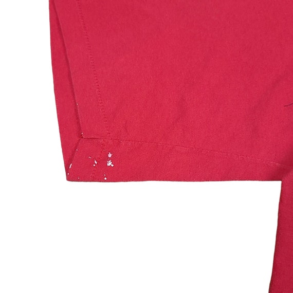 Vintage Chicago Bulls 1990 Red Starter Shirt Size… - image 6