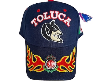 Vintage Deportivo Toluca F.C. Navy Blue Hat