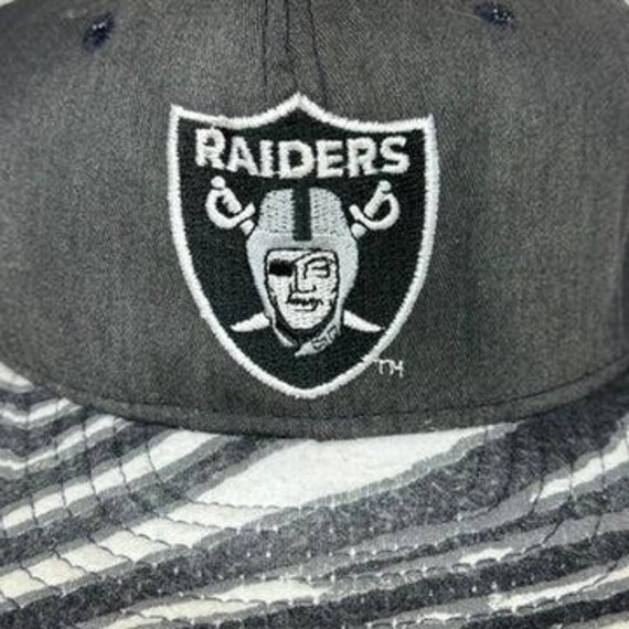 Vintage Los Angeles Raiders Hat Zubaz Snapback - Etsy