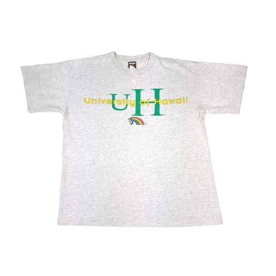 Vintage University Of Hawaii Shirt Rainbow Warrio… - image 1