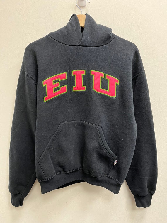 Vintage 1990’s EIU Russell Athletic Hoodie Sz M - image 1