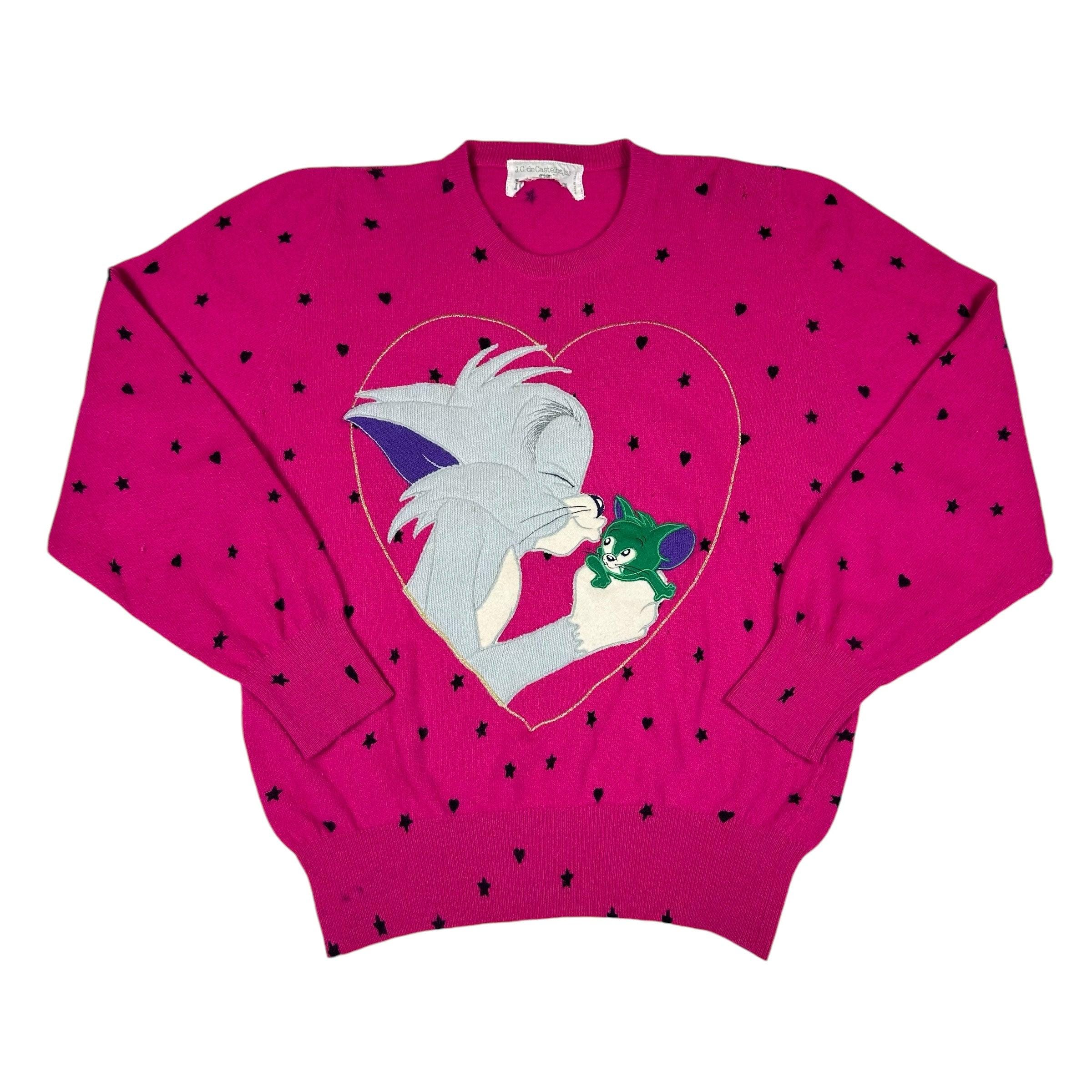 Vintage Iceberg History Sweater Tom & Jerry Pink Size XS - Etsy Vintage Iceberg History Sweater Tom & Jerry Pink Size XS - Etsy