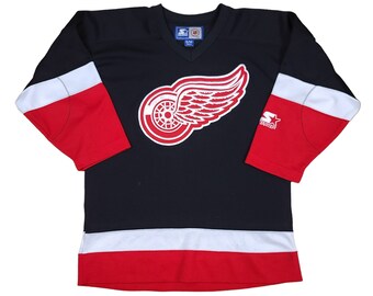 Vintage Detroit Red Wings Starter Youth Hockey Jersey Size Small