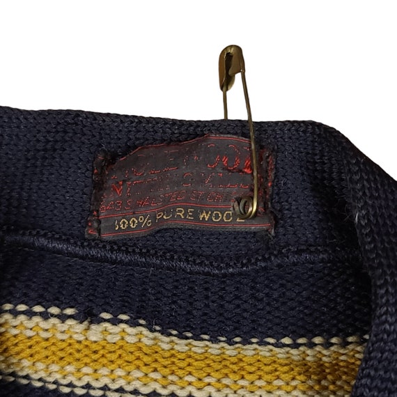 Vintage 1941 Tilden Tech High School Wool Zip Var… - image 7