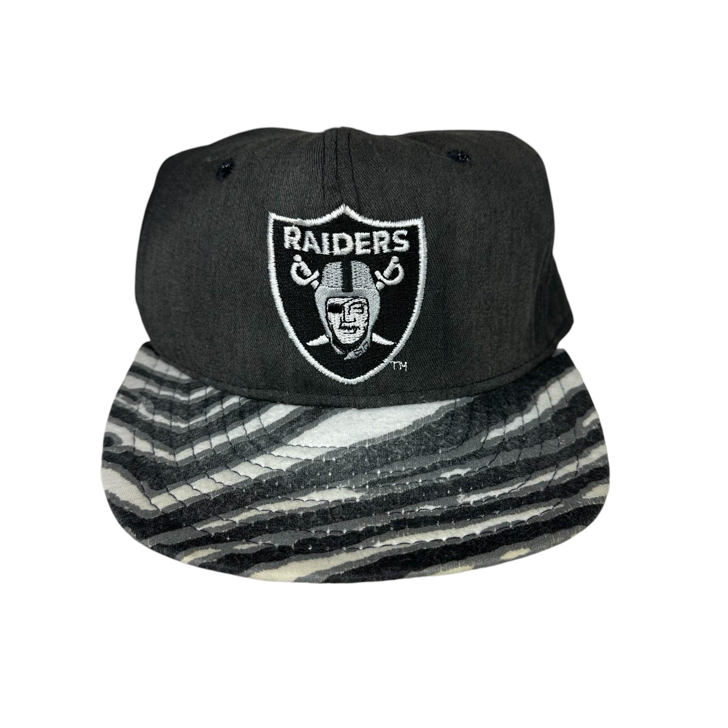 キャップ 90's Zubaz Los Angeles raiders zebra cap Zubaz Zebra 1990's Vintage Los Angeles Raiders Hat Cap