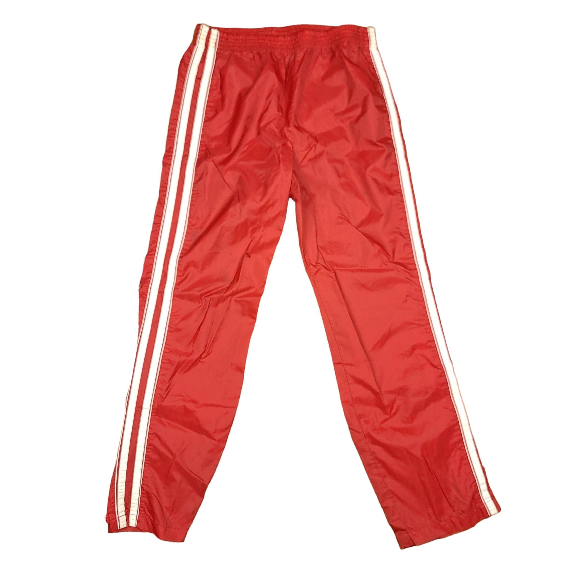 パンツ ACLENT Bicolor nylon track pants Vintage Asics Tiger Red Nylon Track Pants Size Medium - Etsy