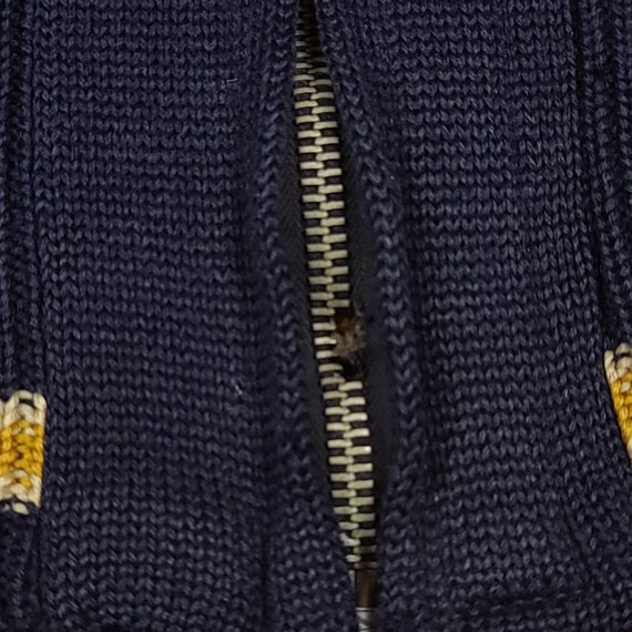Vintage 1941 Tilden Tech High School Wool Zip Var… - image 10