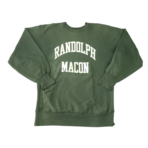 Vintage Randolph Macon Champion Green Reverse Wea… - image 1