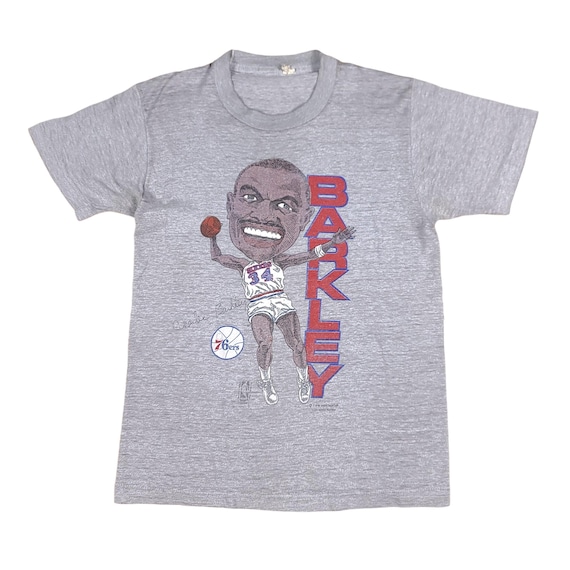 Charles Barkley ヴィンテージ L フィラデルフィア 76ers vintage charles barkley philadelphia 76ers 80s blue jersey