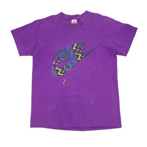 Maglietta Nike vintage viola anni &#39;90 Nike Air