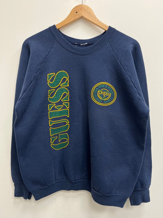 Vintage 1990’s Guess USA First Class Crewneck Sz M - image 1