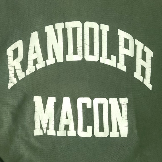 Vintage Randolph Macon Champion Green Reverse Wea… - image 2