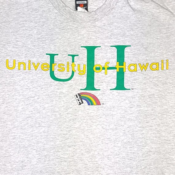 Vintage University Of Hawaii Shirt Rainbow Warrio… - image 2