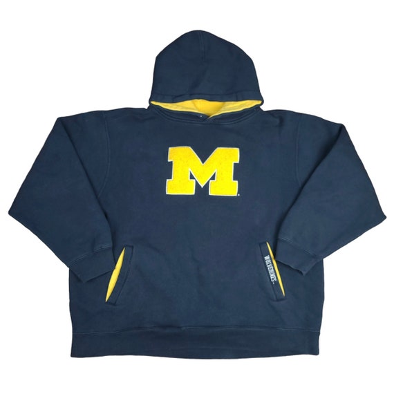 Vintage University of Michigan Wolverines Navy Bl… - image 1
