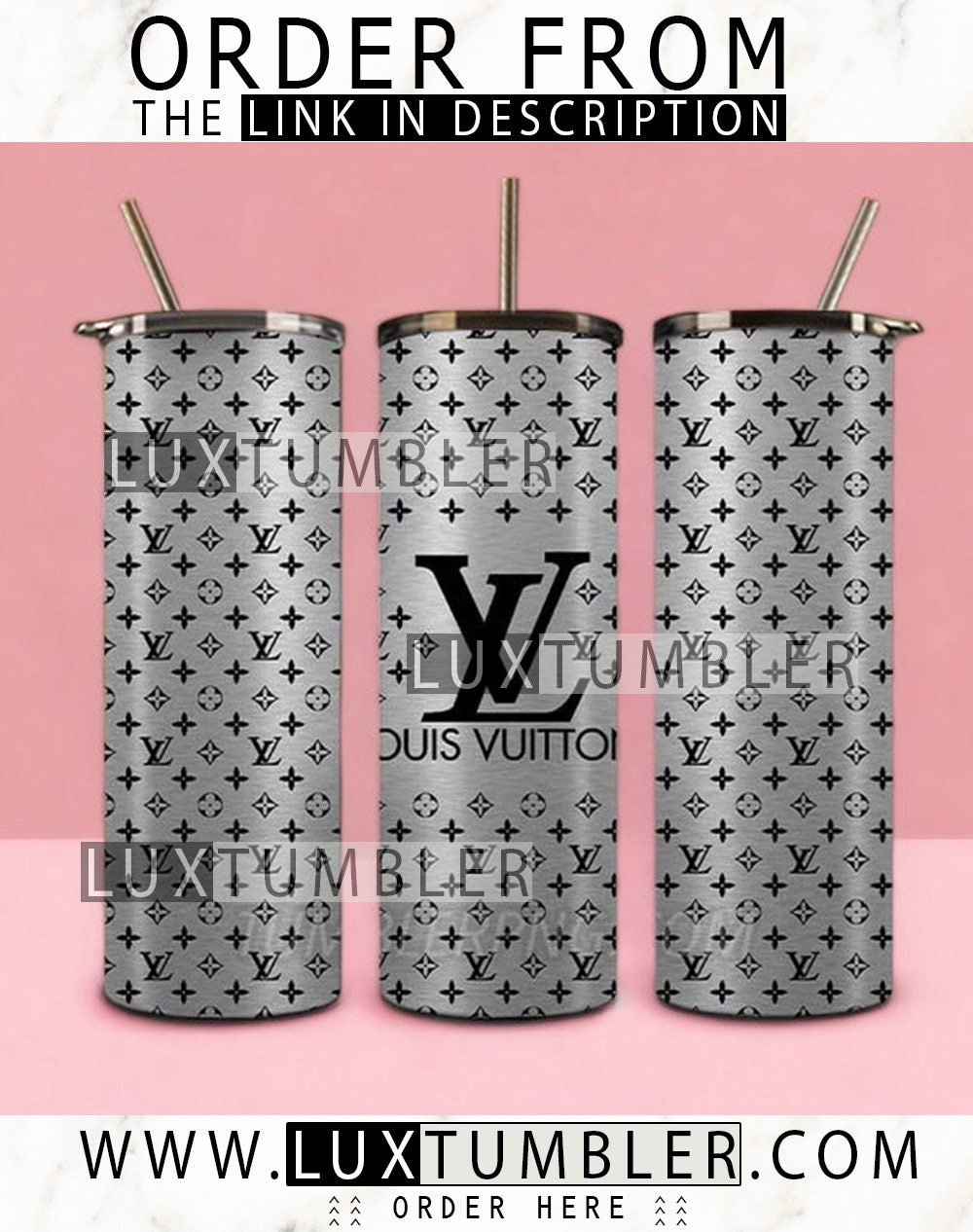 louis vuitton tumbler with handle