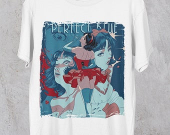 Perfect Blue Japanese Anime Movie T-Shirt, Unisex, Satoshi Kon Vintage Retro Anime Tee shirt, Cult Classic Lover Gift Japanese Movie Fashion