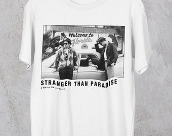 Camiseta de película Stranger Than Paradise, unisex, camiseta de película vintage de Jim Jarmusch, regalo de amante clásico de culto, moda de película retro de los años 80 presente
