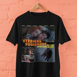 Eternal Sunshine of the Spotless Mind Movie T-shirt, Unisex, Vintage Retro Movie Tee Shirt, Gift for Movie Lovers, Washed Oversized Shirt