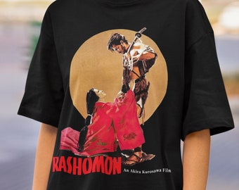 Rashomon Movie Tee Shirt, Unisex, Gift for Samurai Film Fans, Japanese Action Movie, Akira Kurosawa, Toshiro Mifune, Vintage Movie T-shirt