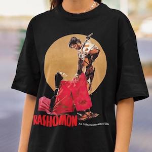 Rashomon Movie Tee Shirt, Unisex, Gift for Samurai Film Fans, Japanese Action Movie, Akira Kurosawa, Toshiro Mifune, Vintage Movie T-shirt