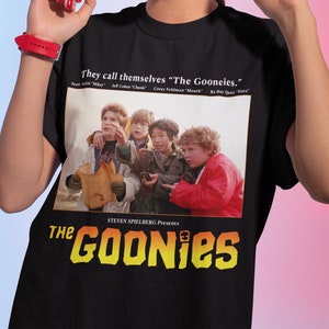 The Goonies Vintage Movie T-shirt, Unisex, Gift for 80s Classic Movie Lovers, Nostalgia Retro Movie, Adventure Film, Steven Spielberg