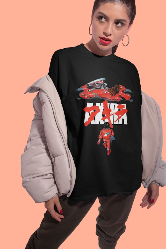 Akira Movie T-shirt, Japanese Anime Crewneck Tee Shirt Gift for