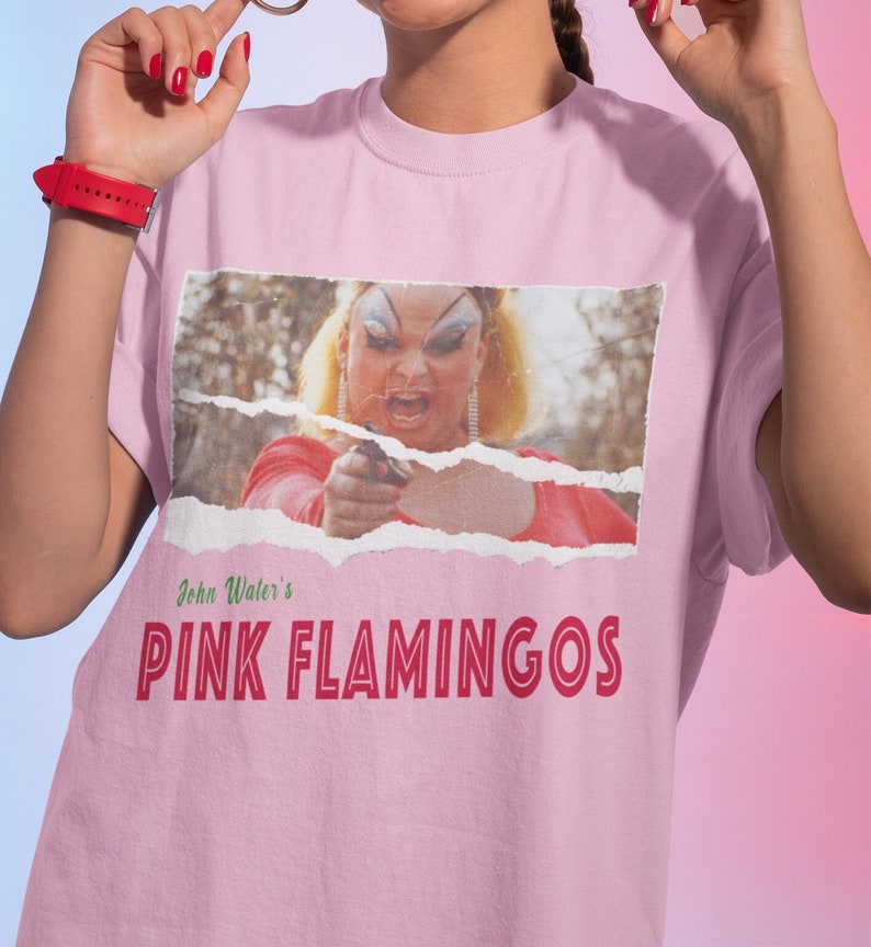 Pink Flamingos Movie T-shirt, Unisex, Gift for John Waters Movie Fans
