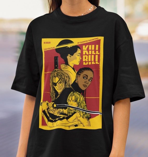 Kill Bill Movie Artwork T-shirt for Quentin Tarantino Fans