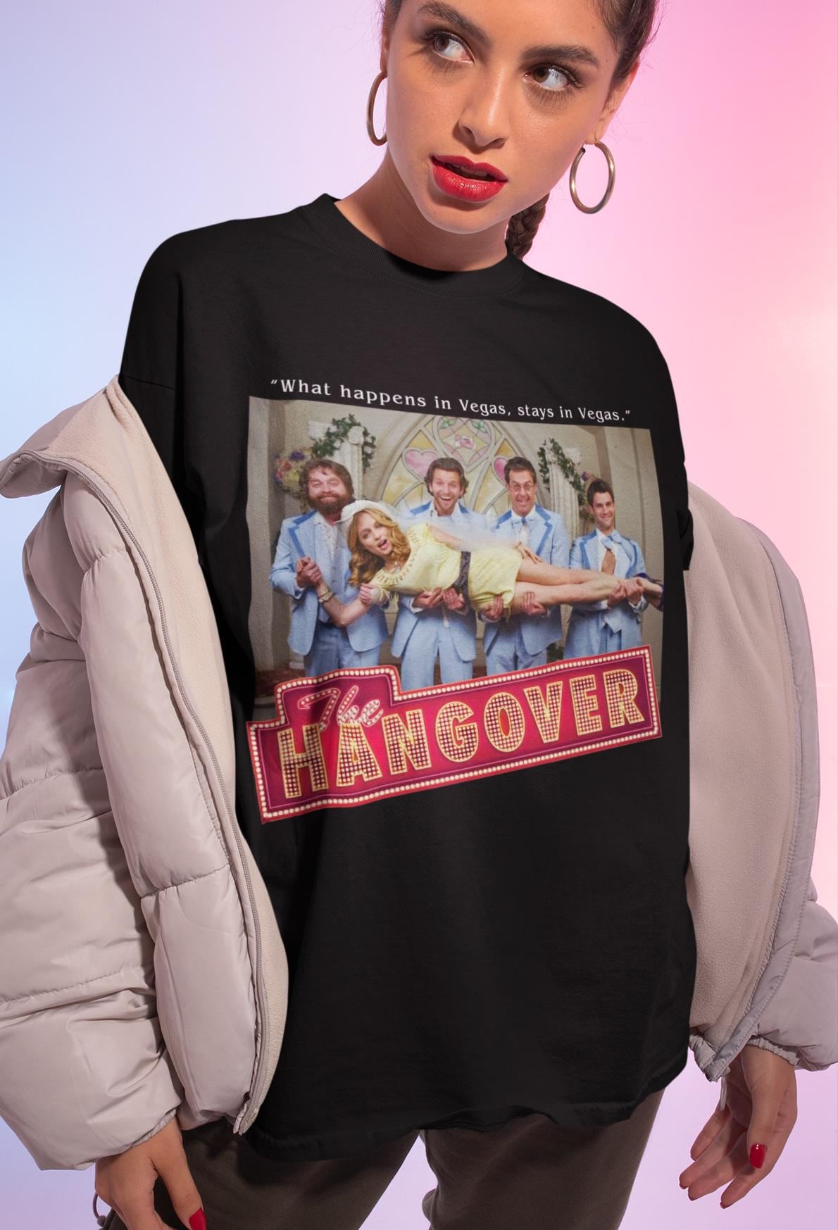 Hangover Movie T-shirt, Retro Movie Crewneck Tee, Funny T-shirt